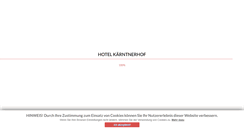 Desktop Screenshot of hotel-kaerntnerhof.com
